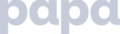 Logo Papa Grey Minimal
