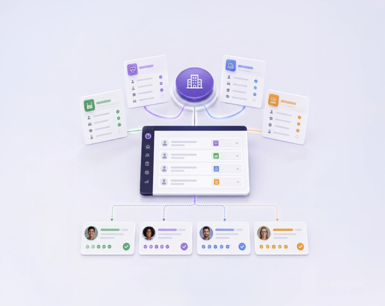Turn staffing multi-client configuration dashboard