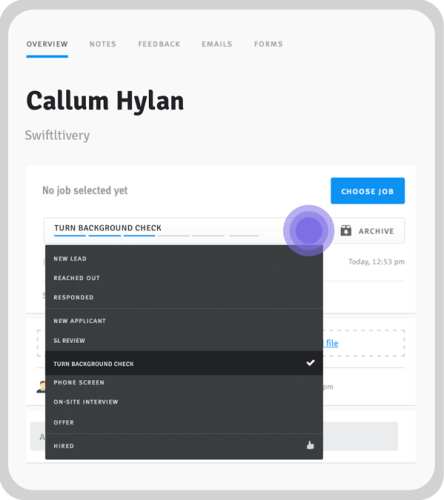 Navigate to the specific pipeline stage